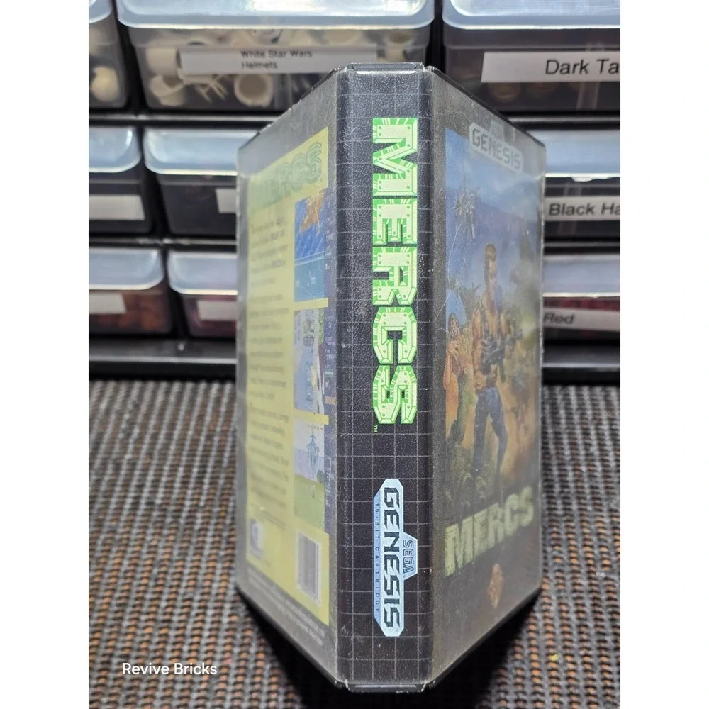 Mercs W/Reg Card (Sega‎ Genesis, 1991) Game and Case Tested Working Great Cond.